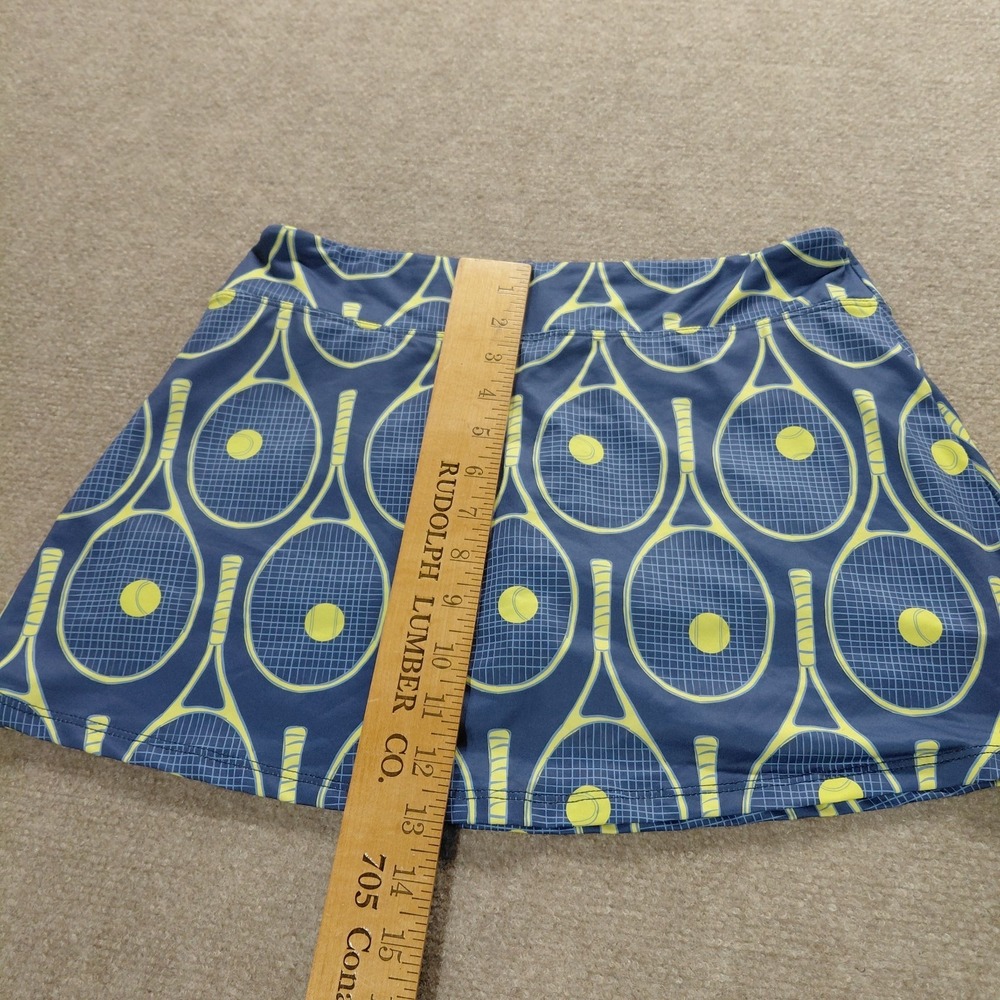 Love Love Skirts Tennis Racquet Print Athletic Skort Skirt Women SMALL Stretch - Picture 6 of 8